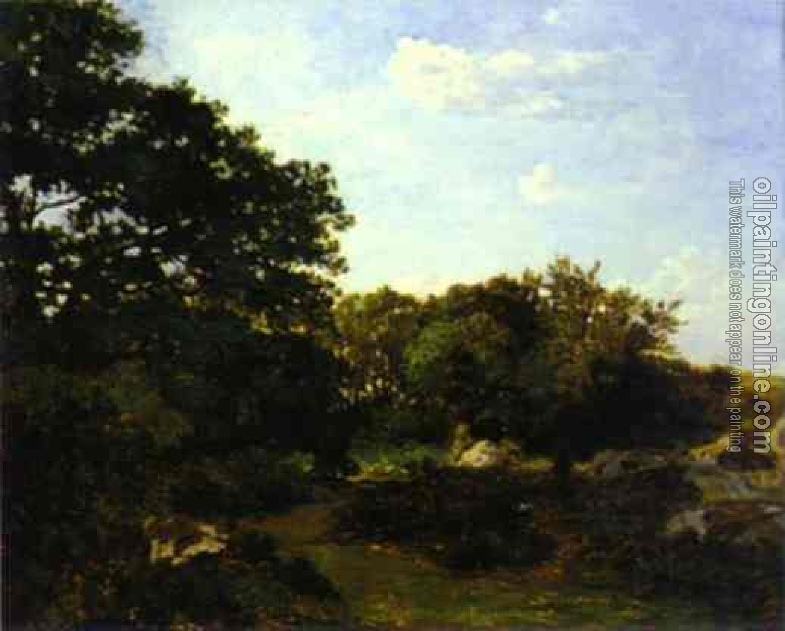 Bazille, Frederic - Forest of Fontainebleau
